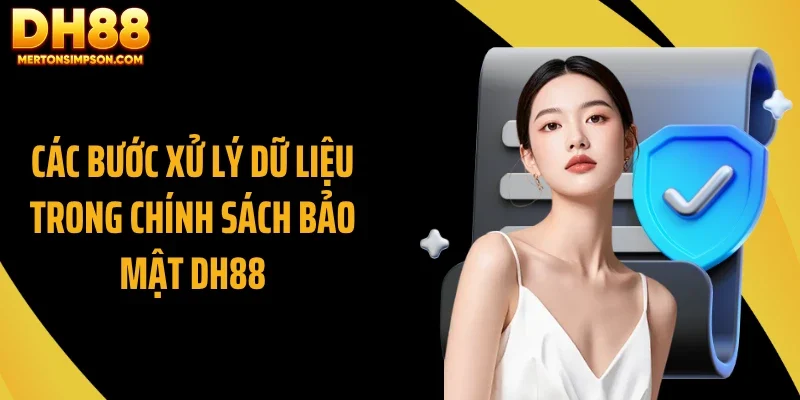 Các bước xử lý dữ liệu trong chính sách bảo mật DH88 Các bước xử lý dữ liệu trong chính sách bảo mật DH88